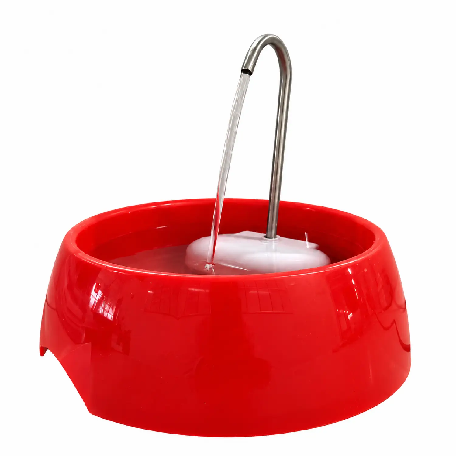 Fonte Bebedouro Aqua Mini Amicus Bivolt Vermelha- a esquerda